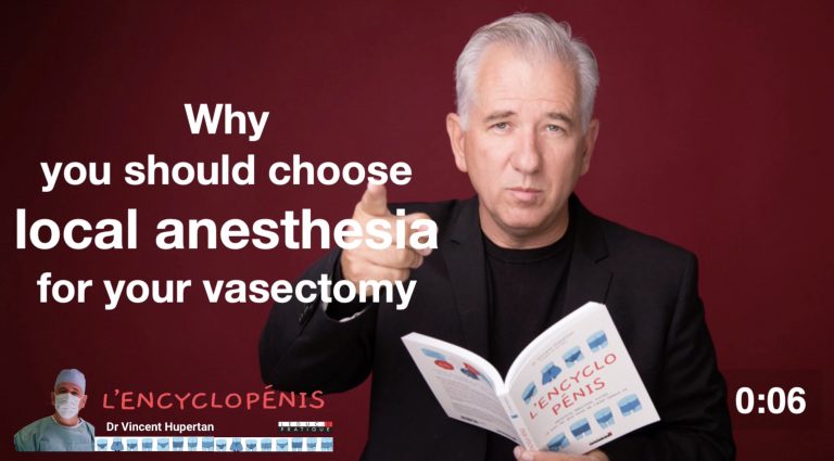Vasectomie sans bistouri 3 motifs pour choisir lanesthesie locale @HUPERTAN 768x425